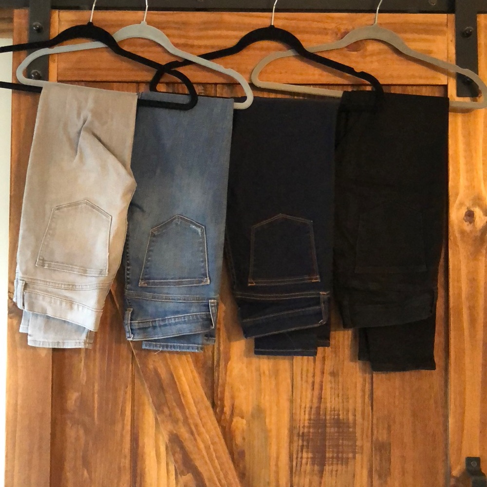 J CREW DENIM (black, grey, dark, light distress)
